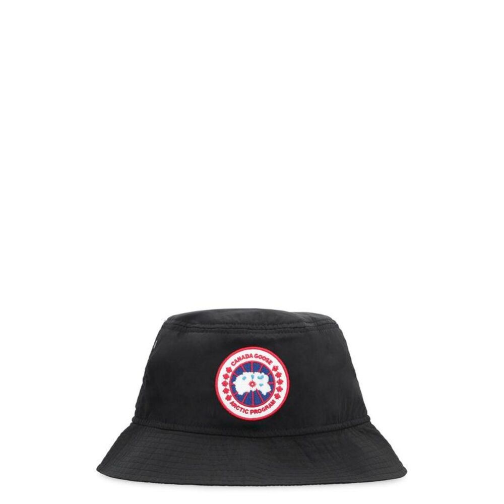 CANADA GOOSE Bucket Hat with Arctic Program Patch Men BLACK Hats & Caps - Picture 3 of 3